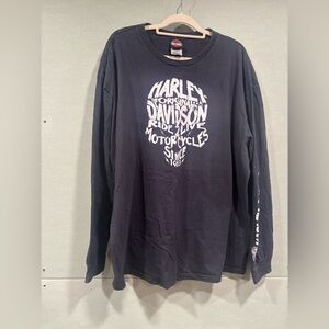 Harley-Davidson Dark Gray Long Sleeve Tee
